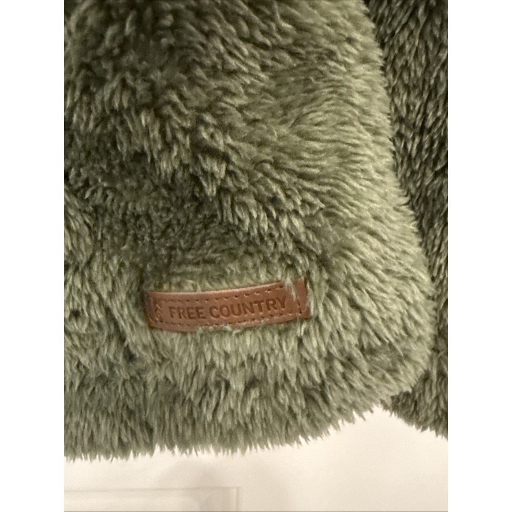 Free Country Woman's Alpine Butter Fleece Jacket Olive Green XL NWT - Picture 2 of 9